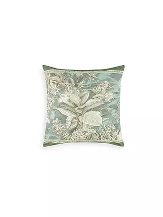 BASSETTI | Funda de almohada BOBOLI 60x60cm Gris | dunkelgrün